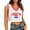 White, variant on Soccer Cup 2026 Cropped Tank Top World Soccer Fans Jersey Sleeveless V-Neck Sport Tee Summer XXL
