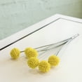 thumbnail image 3 of 14-inch Artificial Yellow 6 Heads Billy Button Pick, for Indoor Use, by Mainstays, 3 of 8