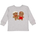 thumbnail image 3 of Inktastic Gingerbread Couple Boys or Girls Long Sleeve Toddler T-Shirt, 3 of 5