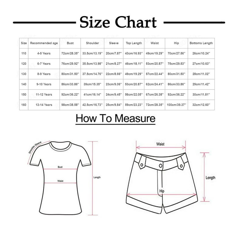 Waist Clothes Size For Years Old Girl Conversion Chart Waist Size