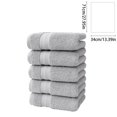 thumbnail image 3 of Dvumao Bathroom Towels, 5 Pcs Bath Towels Set For Bathroom Cotton Thick Soft Absorbent Towel Set Of 5 Household Wash Face Gift Towel, Teens Gifts, 3 of 7