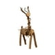 thumbnail image 2 of Figura Decorativa de Reno de Madera para Escritorio, Hecha a Mano, para Pareja, 2 of 6