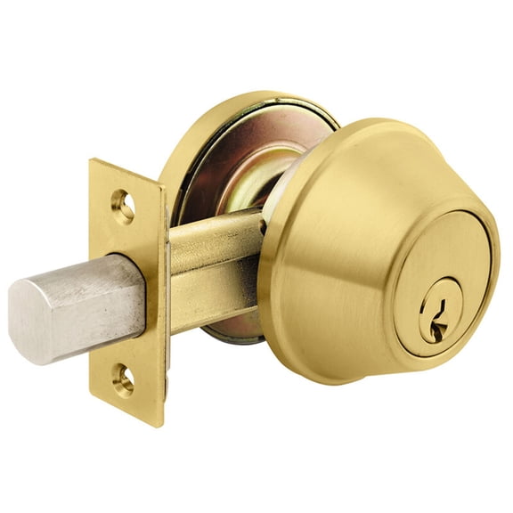 Arrow D62 4 Deadbolt Double Cylinder Satin Brass