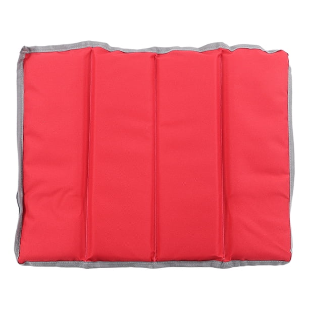 Colchoneta plegable impermeable, suave y portátil, para picnic, camping, playa, color rojo