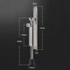 thumbnail image 3 of Door Stop Heavy Duty Soft Rubber Zinc Alloy Door Support Door Stopper Foot Operated with Screw Accessories- -I, 3 of 5