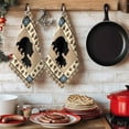 thumbnail image 6 of Farmhouse Bear Kitchen Towels Set of 1, Country Vintage Animals Paw Print Brown Absorbent Dish Towels for Kitchen, Microfiber Hand Towel, Quick Drying Tea Towel for Cleaning Decorative Dishcloths, 6 of 7