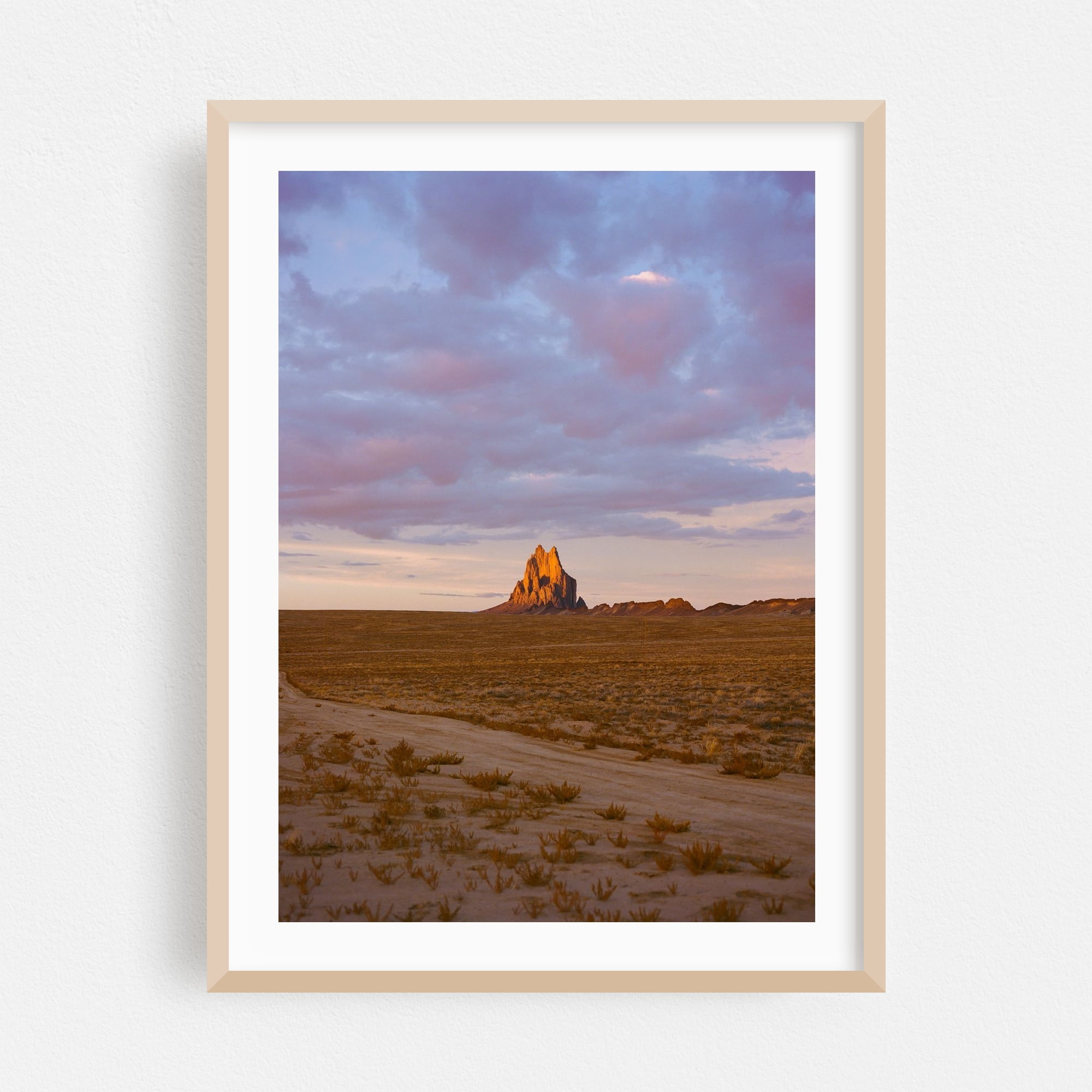Shiprock Sunset - Shiprock New Mexico Photography Desert Landscape