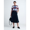 thumbnail image 2 of Free Assembly Women's and Women's Plus Crewneck Sweater with Short Puff Sleeves, Sizes XS-4X, 2 of 5