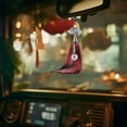 thumbnail image 3 of Stylish Automotive Rearview Mirror Pendant with Exquisite Craftsmanship, Enhancing Interior Ambience, Practical Car Interior Decoration, Unique Antique Design, 3 of 5