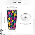 thumbnail image 4 of Strawberry Tumbler 20oz Summer Red Pink Travel Coffee Cup with Lid for Women Friend Holiday Birthday, 4 of 6