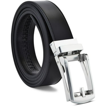 Men's Ratchet Belt Leather Mens Belt With Slide Buckle Ratchet Belts For Men USA