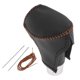 thumbnail image 1 of Cubierta de pomo de cambio de marchas Unique Bargains para Kia Sportage 2011-2016, protector de manija de cambio, cuero sintético negro y marrón, 1 of 6