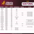 thumbnail image 3 of Metrix Premium Chassis Parts - Rear Ceramic Disc Brake Pad Set D1347 Fits Infiniti FX50, G37, M37, M56, Q50, Q60, Q70, Q70L, QX70, Nissan 370Z, Made in Europe, 3 of 9