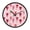 Heart-Shaped Lollipops With Bows, variant on Indoor 12' Voice-Activated Luminous Decoration Wall Clock With LED Night Light Kawaii Puzzle Pieces