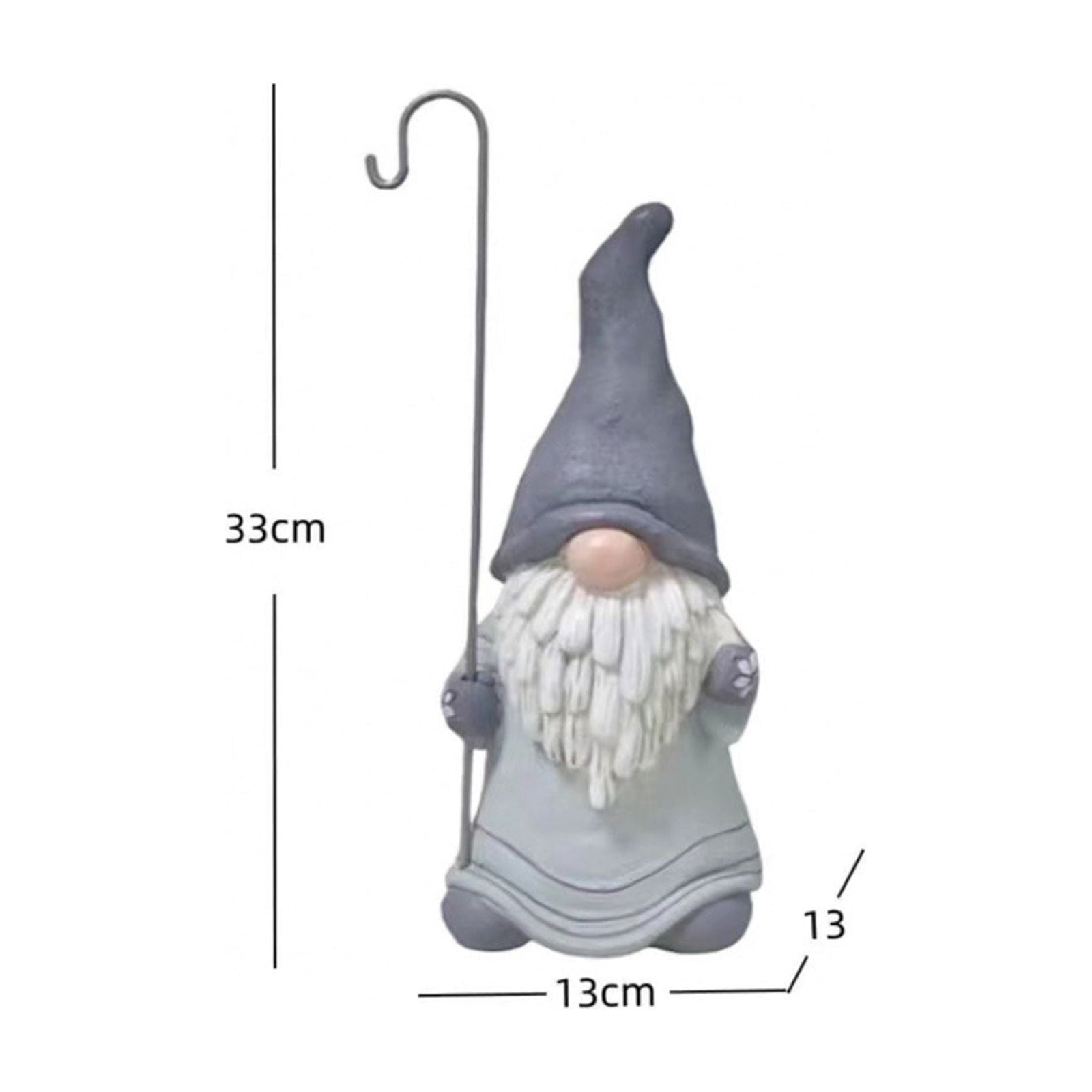 Gandalf Wizard Garden Statue Outdoor Resin Incense Holder for Patio Yard Decor, All-Weather Fantasy Yard Art, Ideal Gift for Nature Lovers