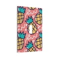 thumbnail image 2 of ZICANCN Outlet Covers Wall Plate, Pineapple Doodle Icons Light Switch Cover Decorative, Duplex Toggle Combo 1-Gang, 2 of 9