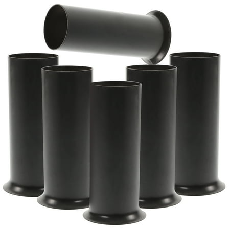 

Quqiuxian 6pcs Chandelier Lamp Base Sleeves Metal Candle Light Bulb Socket Covers Light Fixture