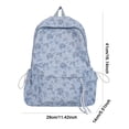 thumbnail image 2 of Floral School Backpack, Lightweight School Bookbag with Drawstring Side Pockets, Portable Laptop Backpack for College Shopping (Style 3), 2 of 10