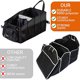 thumbnail image 5 of Bolsa organizadora para coche FoxboxUSA para asiento delantero con pañuelo y portavasos, 5 of 9