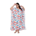 thumbnail image 2 of Women Plus Size Long Kaftans Rayon Maxi Kimono Ladies Printed Caftans Cover Up, 2 of 7