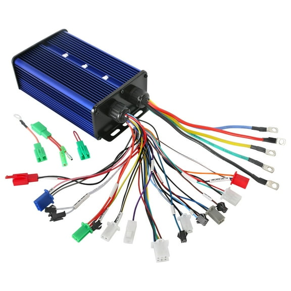 36V 48V 60V 72V 84V 45A-60A E Bike Brushless Motor Controller 350W-3000W for Electric Bicycle Scooter Go Kart Golf Cart ATV Quad Razor Mini Bike