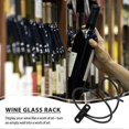 thumbnail image 3 of Pack Of 6 Wine - Red Wine Display Holder With Screws, Metal Hanging Wine Rack Organizer, 3 of 5