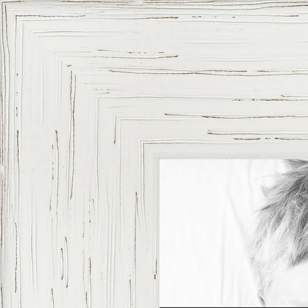 ArtToFrames 8x20 Inch White Picture Frame, This White Wood Poster Frame