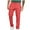 Pink, variant on ohmzyzo Mens Chinos Slim Fit Pants Flat Front Stretch Skinny Tapered Dress Pants Comfort Casual Solid Color Trousers with Pockets Orange S
