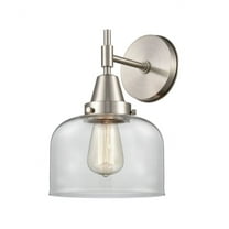 447-1W-SN-G72-Innovations Lighting-Caden - 1 Light Wall Sconce-11 Inches Tall and 8 Inches Wide-Satin Nickel Finish-Clear Glass Color