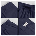 thumbnail image 5 of LWavelet Mens Cargo Shorts Elastic Waist Drawstring Casual Work Shorts Summer Hiking Traval Shorts with Pockets, 5 of 5