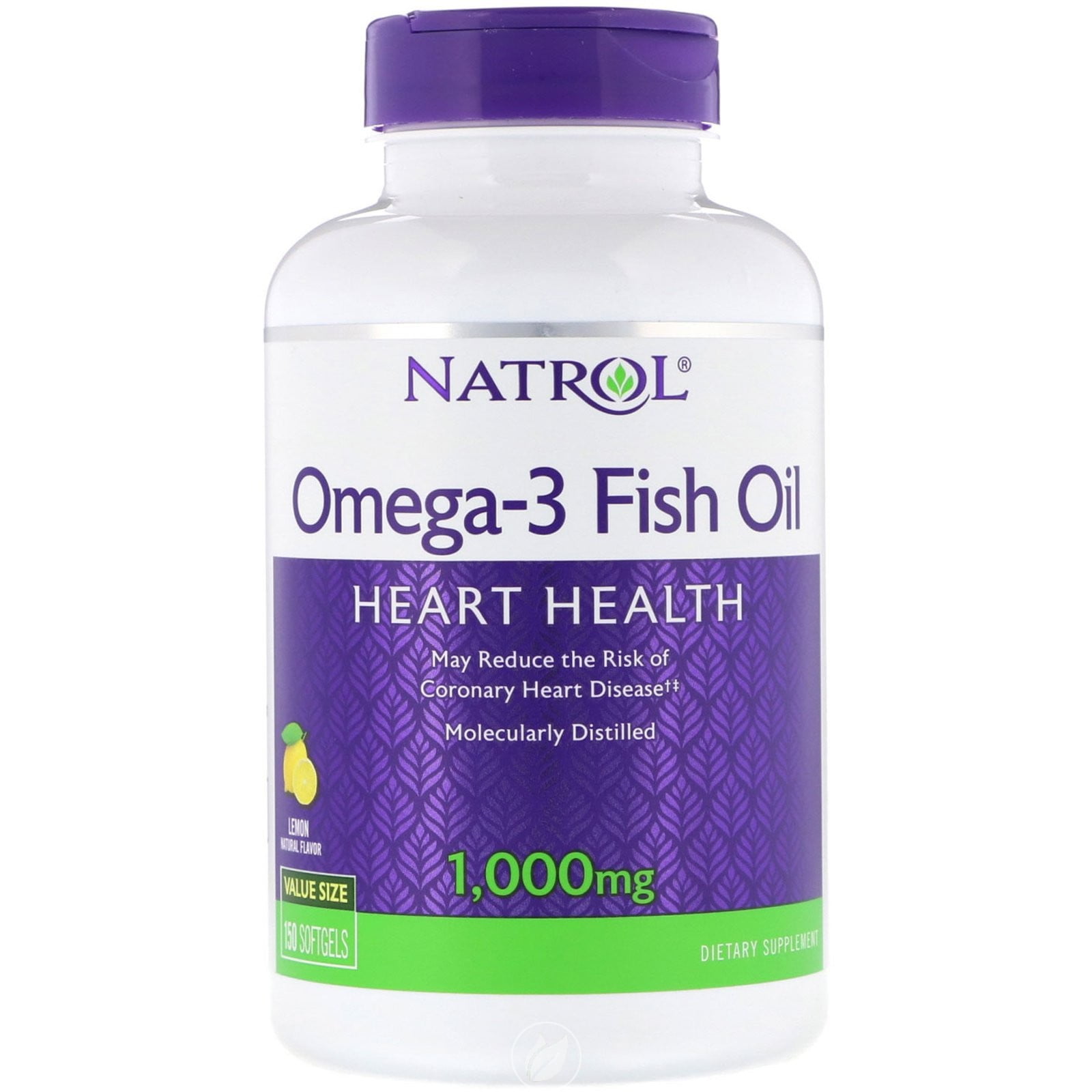 (4 Pack) Natrol Omega3 1000mg 150 Softgel