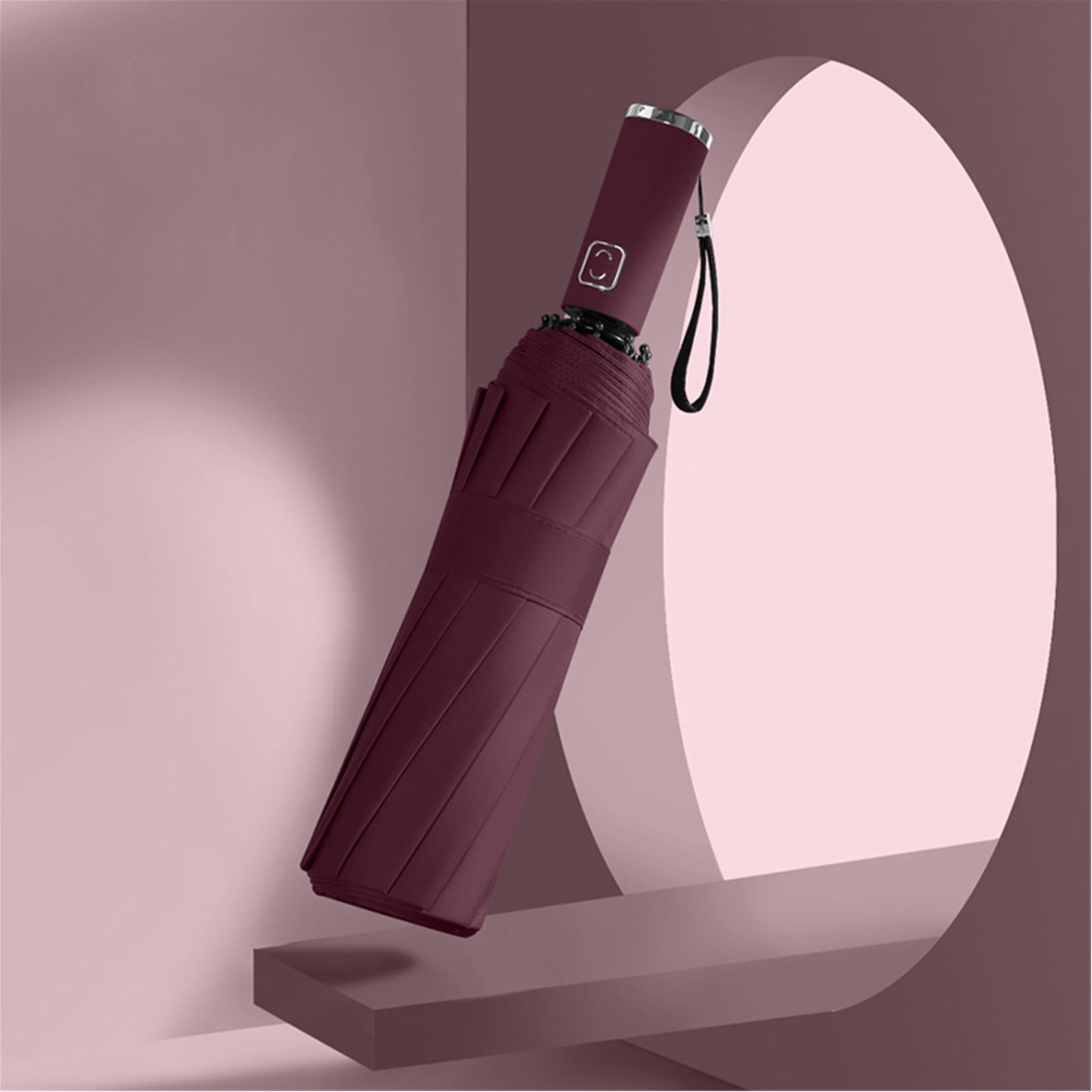 Drytogo Paraguas Plegable Automático – Resistente Al Viento, Impermeable Y Ligero (300g) Para Viaje