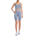 thumbnail image 2 of Avia Women's Seamless Ribbed Bike Shorts, 2 of 5