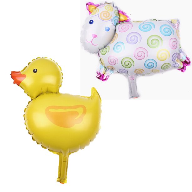 Globo de decoraciones de fiesta temáticas de animales de granja, juego de vajilla desechable de vaca de dibujos animados, suministros de fiesta para Baby Shower