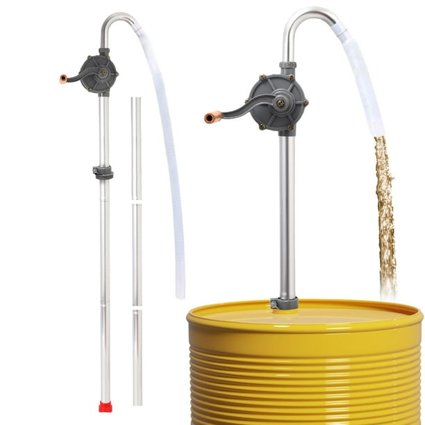 Bomba manual Starrio de aluminio resistente con tubo de 35 cm