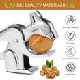 thumbnail image 3 of Nut Cracker Zinc Alloy Creative Squirrel Shape Nut Shell Opener Anti-Oxygen Walnut Plier High Strength Nut Opening Tool, 3 of 9