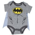 thumbnail image 2 of Batman Costume Bodysuit with Detachable Cape-6-9 Months, 2 of 3