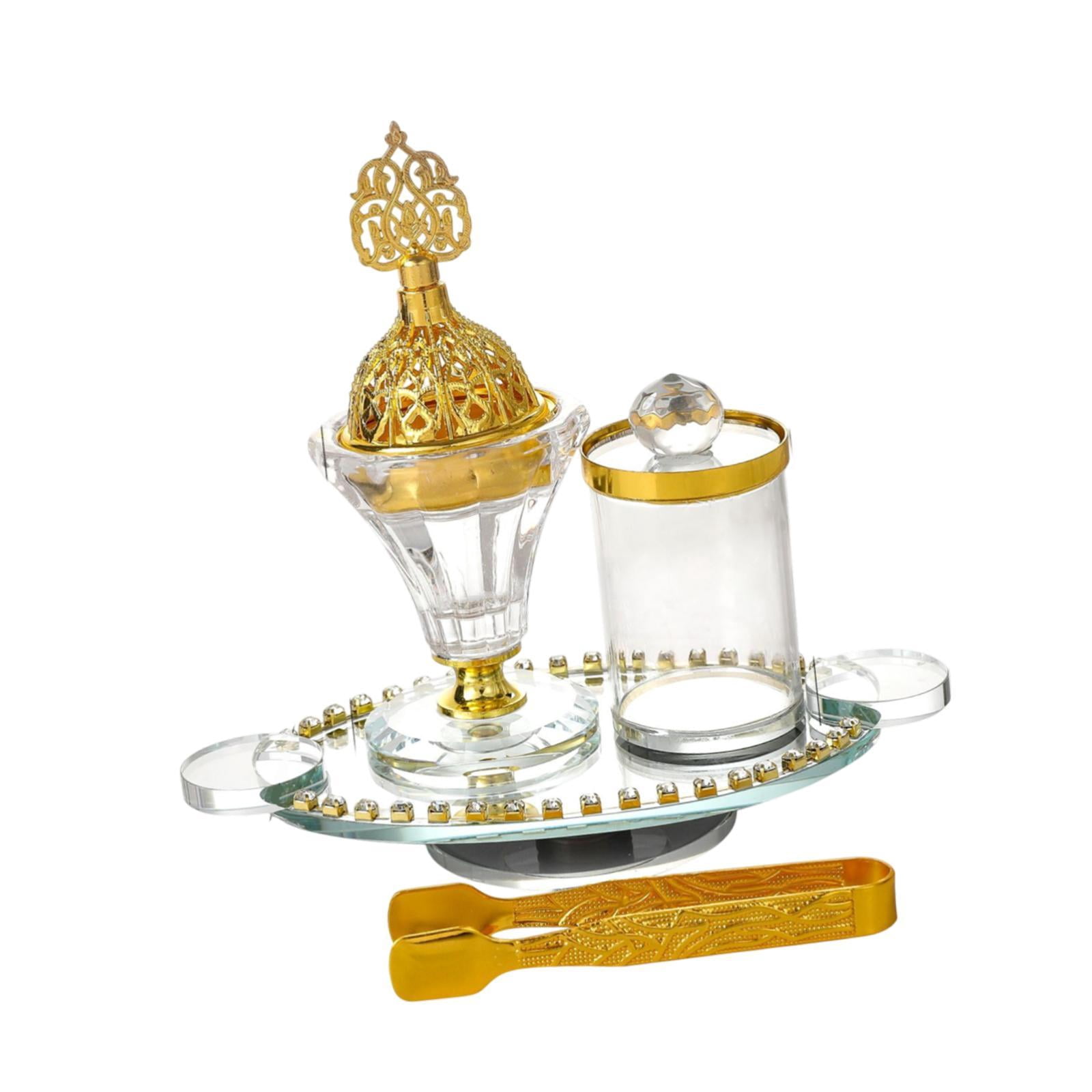 Esquirla Arabic Incense Burner Incense Holder New Year Gift Home Decor Home Fragrance Table Centerpiece Ornament Figurine for SPA