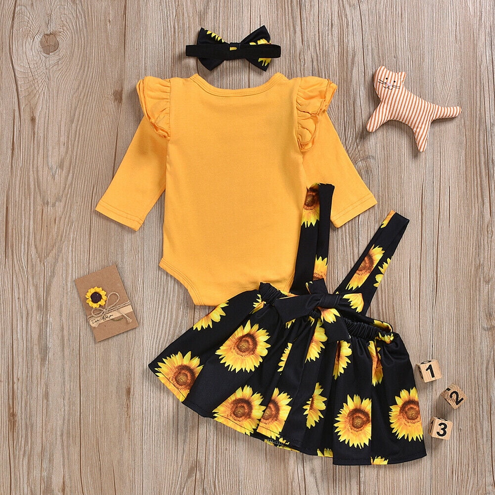 baby boy sunflower outfit