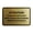 Brushed Gold, variant on Classic Framed Attention Please Do Not Flush Paper Towels or Feminine Products in Toilets (Brushed Gold) - Small