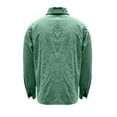 thumbnail image 4 of Men's Casual Long Sleeve Shirt with Classic Collar and Chest Pocket for Everyday Comfort in Autumn and Winter Seasonal Everyday Wear for Men's Shirts Green L, 4 of 5
