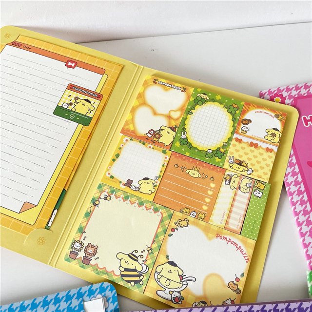 Kawaii Lindo Libro De Conveniencia Sanrio Mymelody Kuromi Hellokitty Notas Pasta Bloc Papelería Estudiante