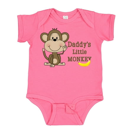 

Inktastic Daddy s Little Monkey Gift Baby Boy or Baby Girl Bodysuit