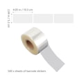 thumbnail image 3 of SENSETH 500pcs Clear Label Protector Shield Barcode Label Protectors for Library Books, 3 of 8