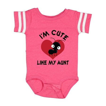 

Inktastic Cute Like My Aunt Gift Baby Boy or Baby Girl Bodysuit