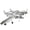 Silver, variant on 1/48 Aircraft Model Assembly Set Toy Educational Hobby Craft Project Model Fighter Jets Toy For Adult Kids Collector