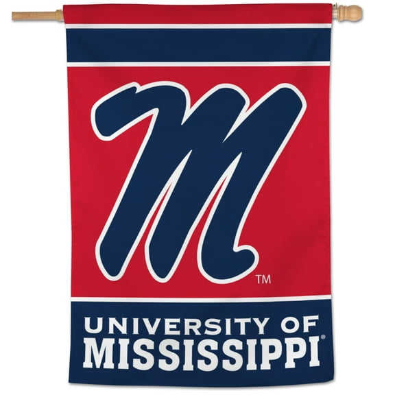 NCAA Mississippi Team 28" x 40" Vertical Flag