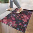 thumbnail image 4 of Pioneer Flower Floral Print Pattern Door Rugs,Washable Non Slip Door Mats Indoor,Decorative Door Mats,Entry Mat Indoor for Entrance,Bedroom,Kitchen,Bathroom,17"x30", 4 of 6