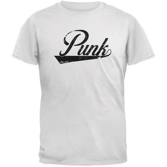 Punk White Adult T-Shirt - Medium