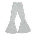 thumbnail image 5 of Audhol Flare Yoga Pants for Women, Ladies Solid Color High Waist Slim Fit Casual Flared Pants Trousers Bell Bottom Leggings for Women Grey XS, 5 of 8